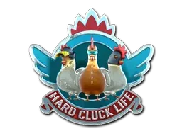 StickerHard Cluck Life (Foil)