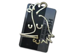 StickerHello AK-47 (Gold)