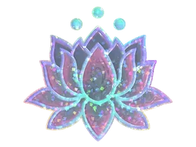 StickerLotus (Glitter)