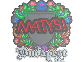 Budapest 2025MATYS (Embroidered)