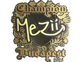 Budapest 2025mezii (Gold, Champion)
