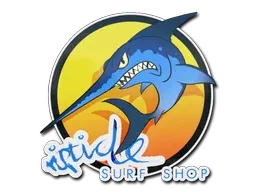 StickerOcean Sunset Stabbyfish