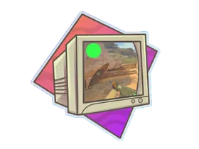 StickerOld School (Lenticular)