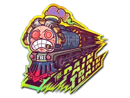 StickerPain Train (Holo)