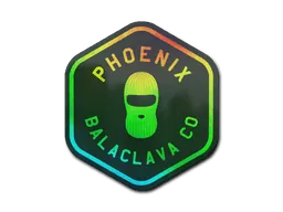 StickerPhoenix Balaclava Co. (Holo)
