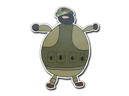 StickerPoorly Drawn IDF