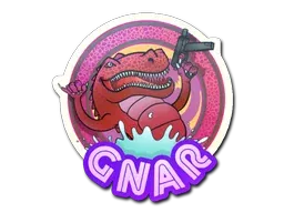 StickerPurple Gnar
