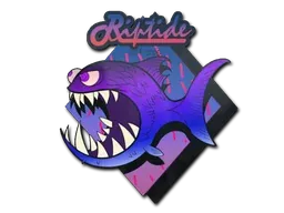 StickerPurple Jaggyfish