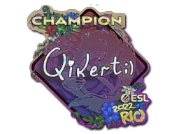 Rio 2022qikert (Glitter, Champion)