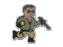 StickerRetro Leet