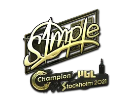Stockholm 2021s1mple (Gold)