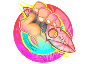 StickerSkelly Stabby
