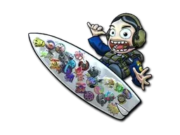 StickerSticker Bomb Surf Ava (Foil)