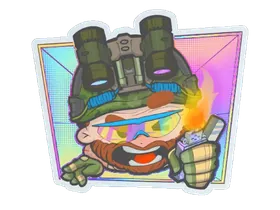 StickerTry Hard (Holo)
