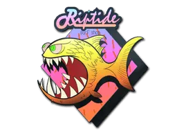 StickerYellow Jaggyfish
